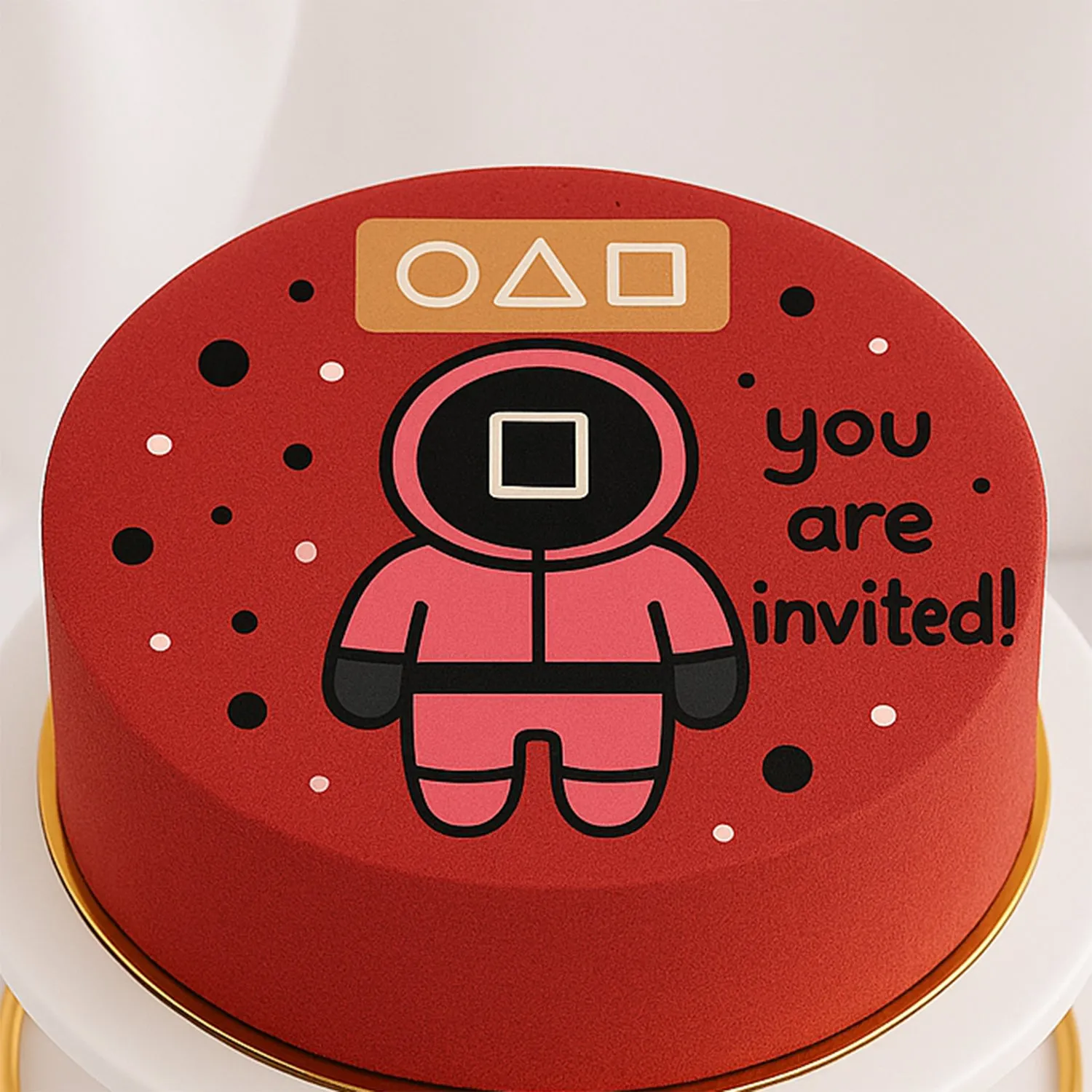 Squid Squad Celebration Cake - Perfect for Fans!