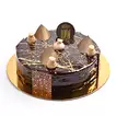 Hazeljoy Chocolate Birthday Cake - Elegant Round Delight for Celebrations