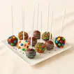 Chocolate Dripped Cake Pops | 10 Pieces