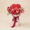 Eternal Love Roses & Godiva Chocolates Gift Box