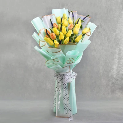 French Tulips Long Bouquet