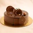 Birthday Tag Fudge Cake - 500 Grams