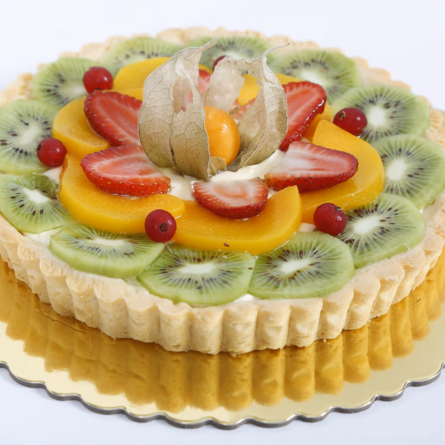 Exquisite Mix Fruit Vanilla Tart Cake