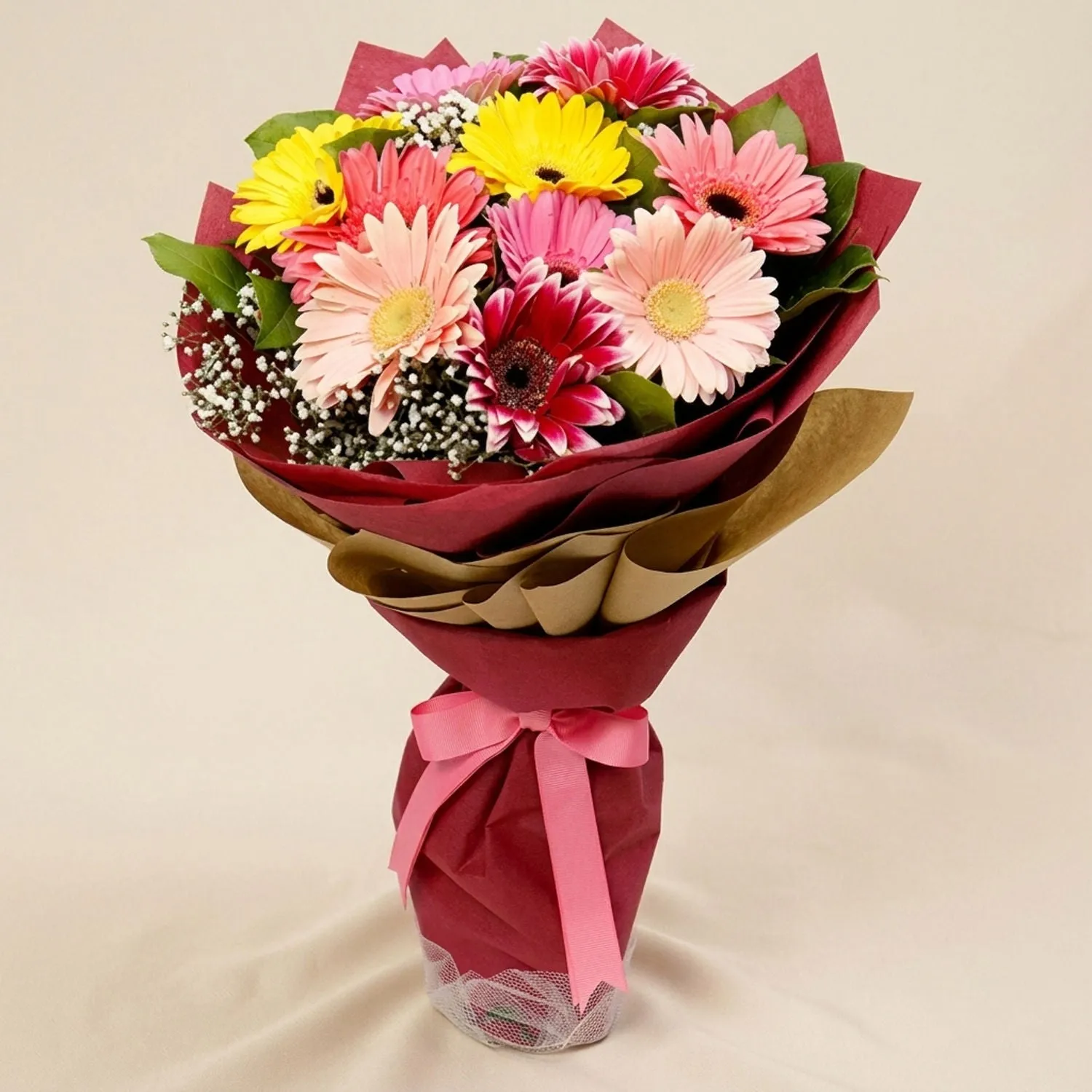 Bunch Of 10 Gerberas