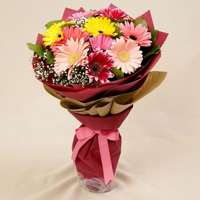 Bunch Of 10 Gerberas