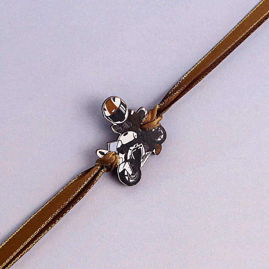 Single Adventure Rider Rakhi For Kids