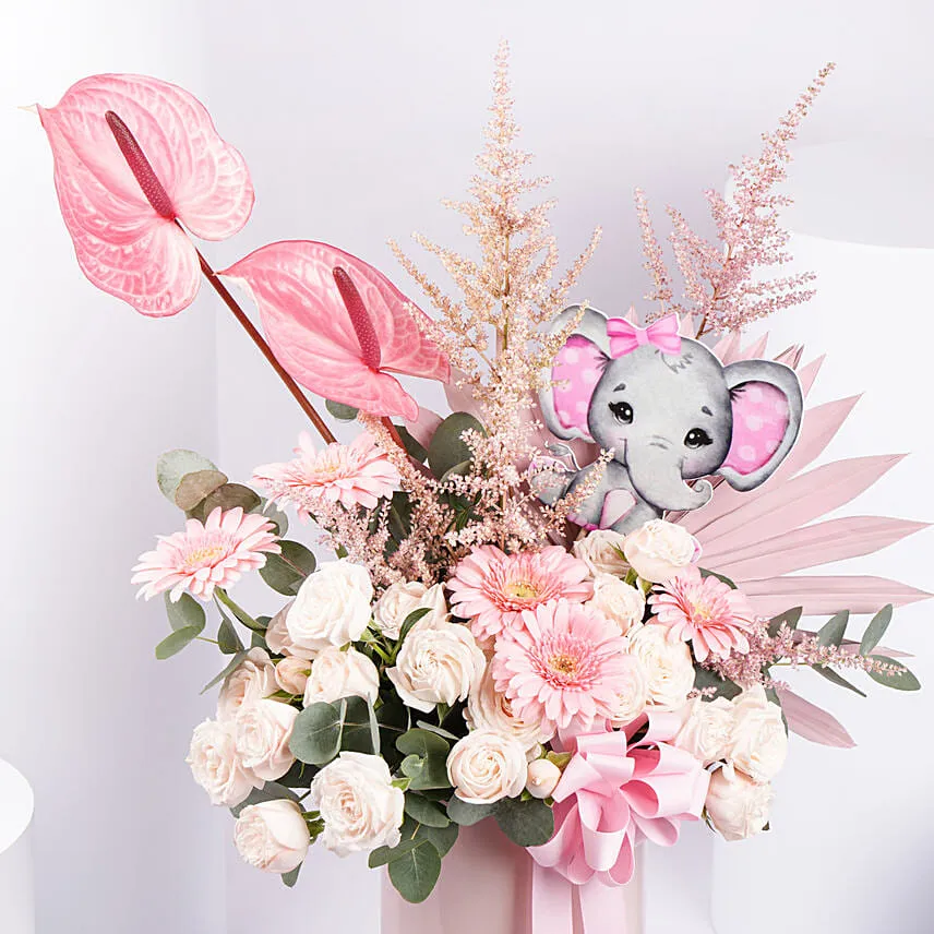 New Born Girl Flower