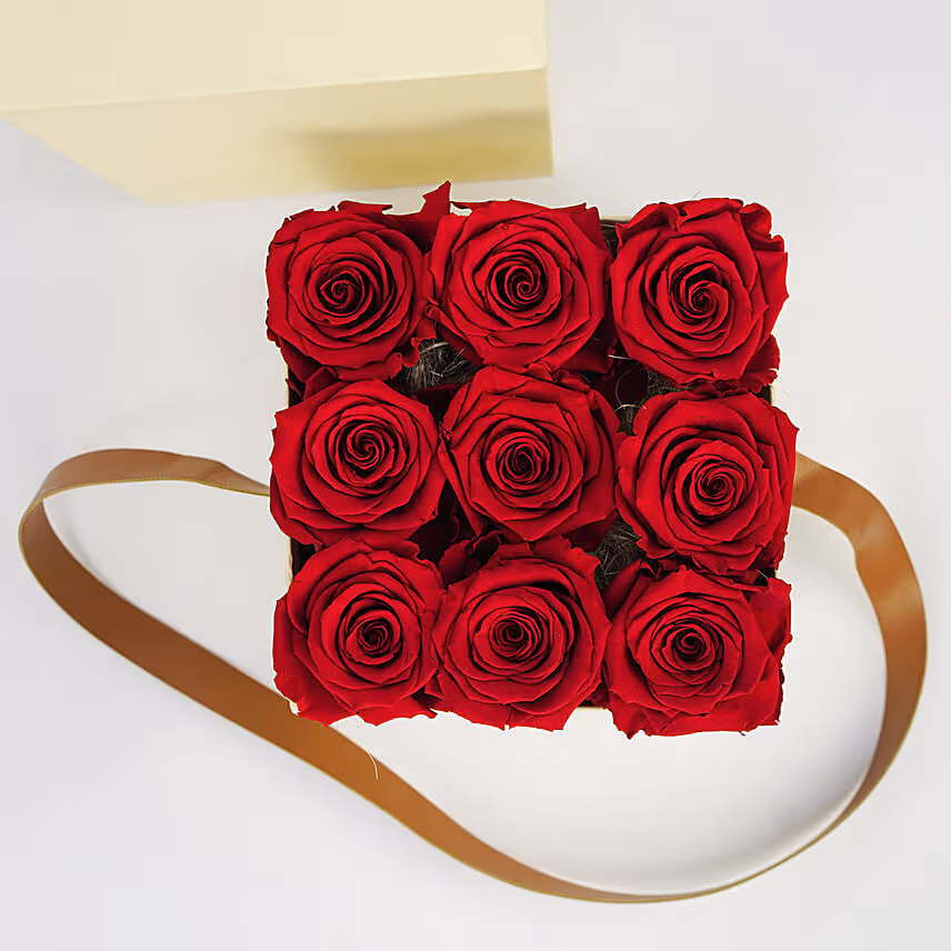 Forever Rose In Love Box With I Love You Table Top