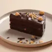 Decadent Chocolate Hazelnut Cake Slice