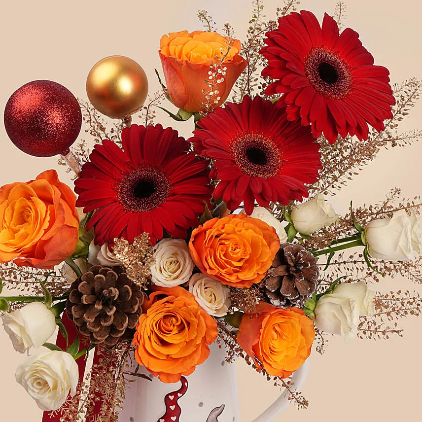 Christmas Festive Bloom Jug