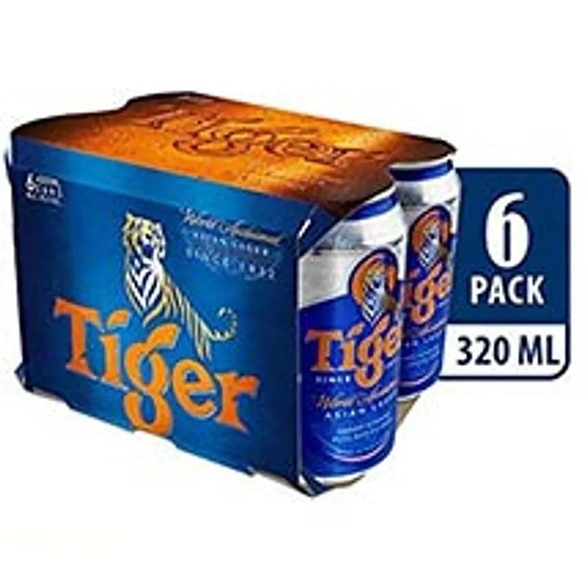 Pack of 6 Tiger Beer