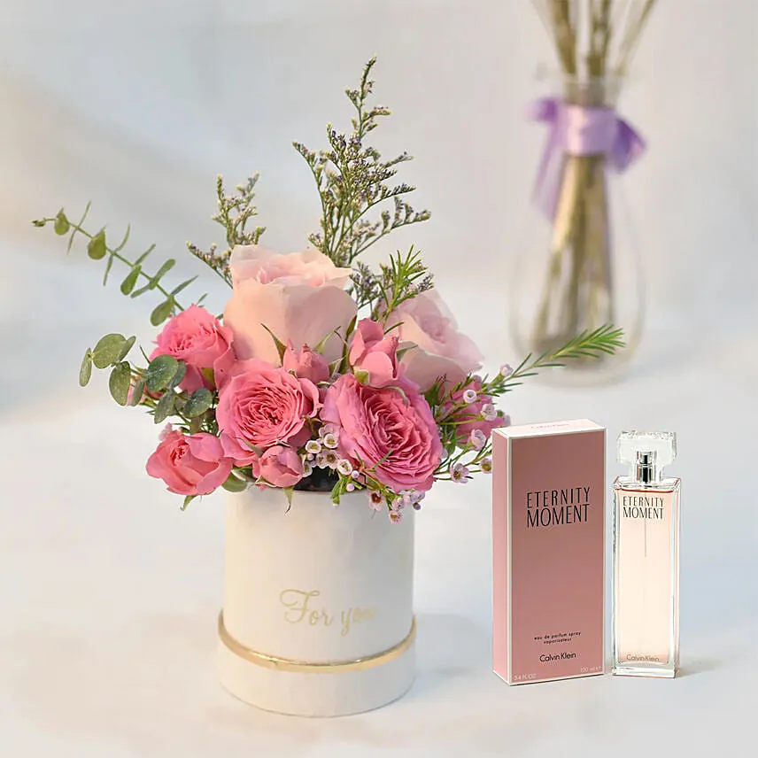 Blushing Beauties with Perfume
