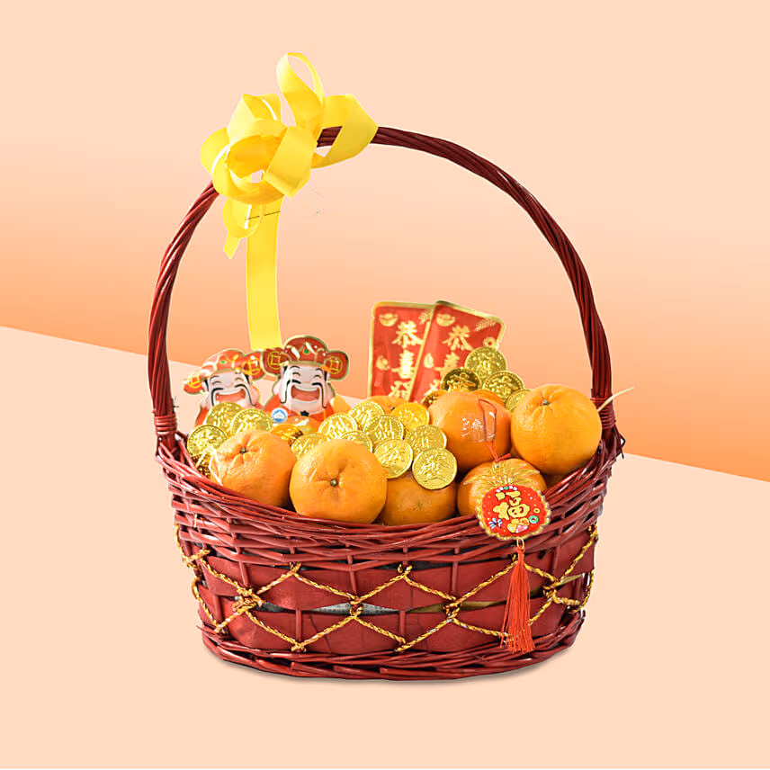 Chinese New Year Special Oranges Basket