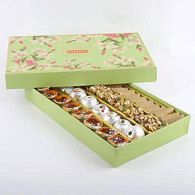 Premium Kaju Dry Fruit Khoya Mix Sweets - 1 kg Gift Box by BIKANERVALA