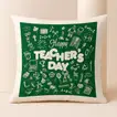 Personalized Happy Teacher's Day Cushion - Perfect Gift for Educators
