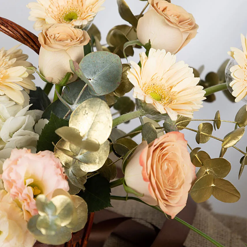 Fuzzy and Beautiful Flower Basket