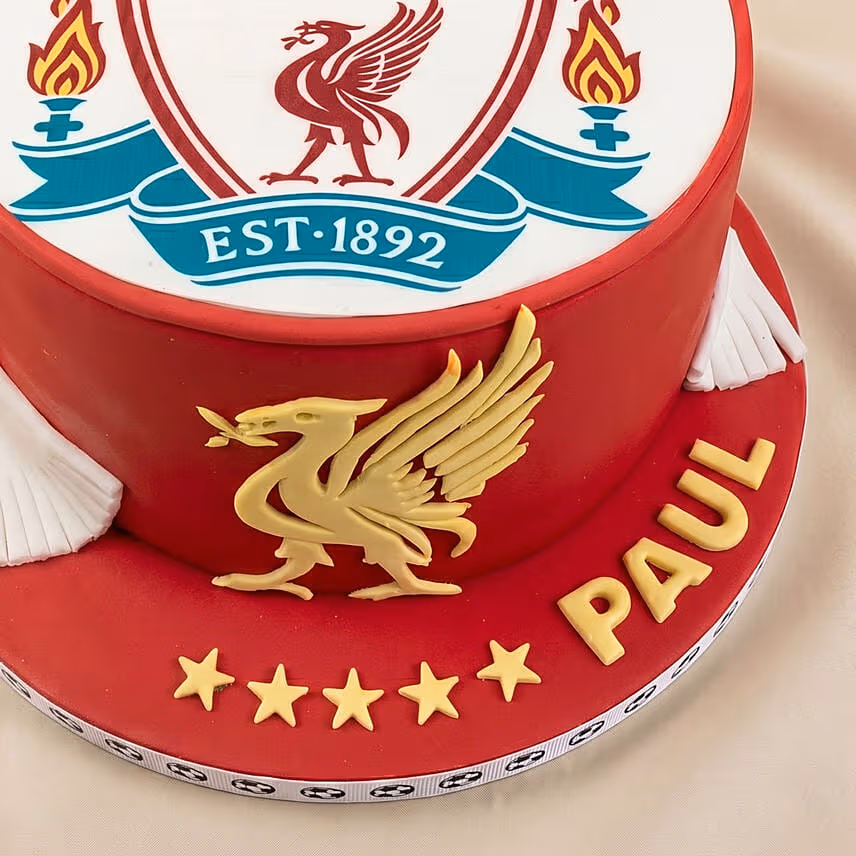Liverpool Football Club Chocolate Cake