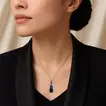 The Sapphire Glow Necklace: Elegance in Every Glance