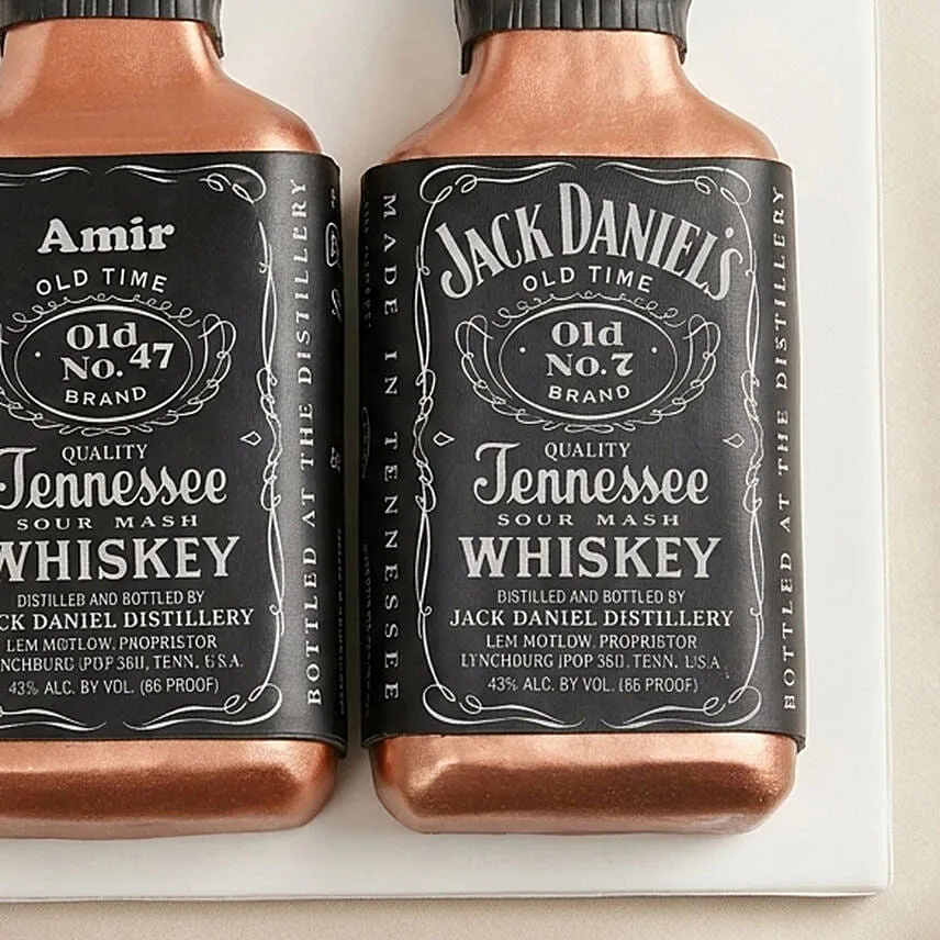Jack Daniels Fondant Cake Chocolate