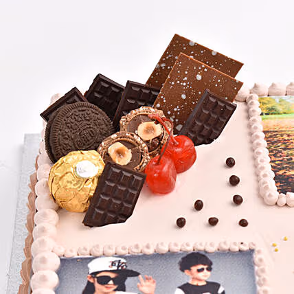 Timeless Memories Chocolate Photo Cake