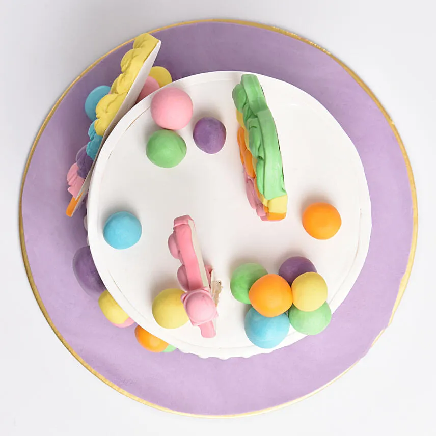 Pop It Puzzle Vanilla Cake