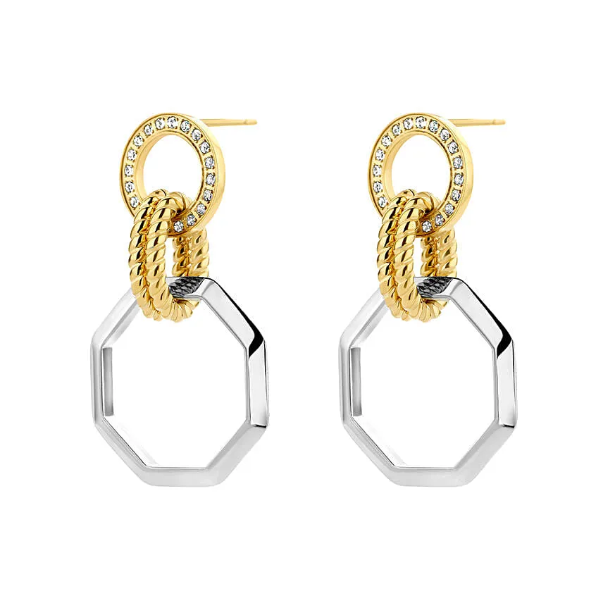 Cerruti 1881 Two Tone Textured Jewellery Gift Set For Her