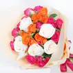 Ajmal Shine Gift Set for Women with Rainbow Bouquet - Elegant Perfume and Floral Delight