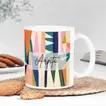Personalized Vibrant Geometric Mug of Love - Ceramic, 325ml