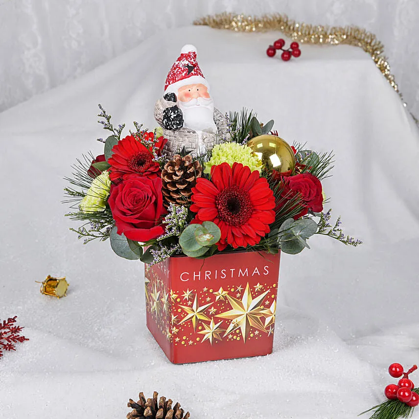 Christmas Stars Flower Arrangement