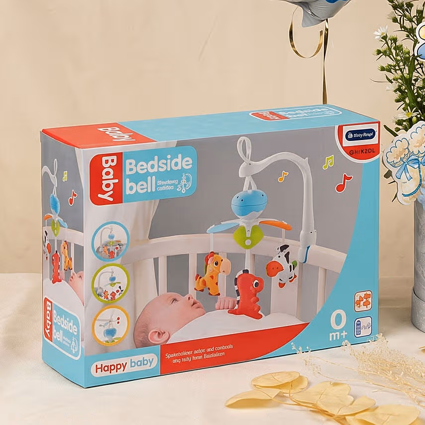 Its a Baby Boy Flowers giftset with Balloon