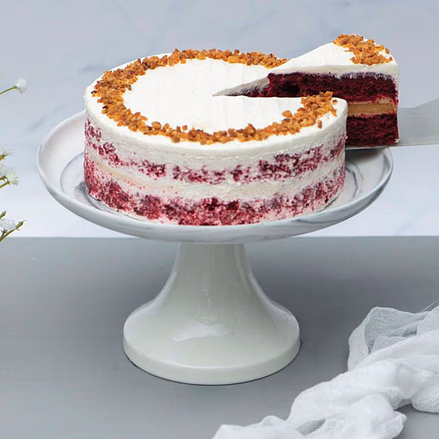 Classic Red Velvet Peanut Butter Cake
