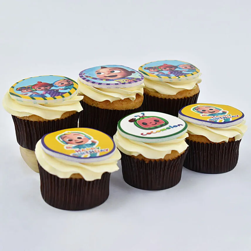 Cocomelon Cupcakes