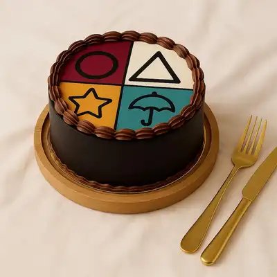 Dalgona Candy Delight Cake - 500 Grams / Chocolate