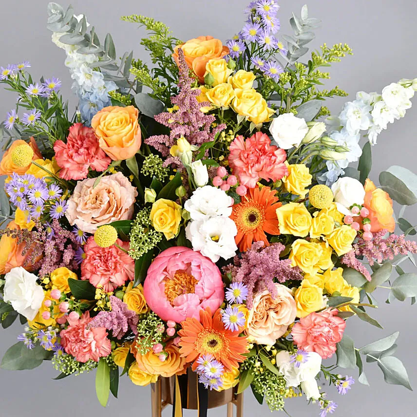Congratulatory Flowers Stand