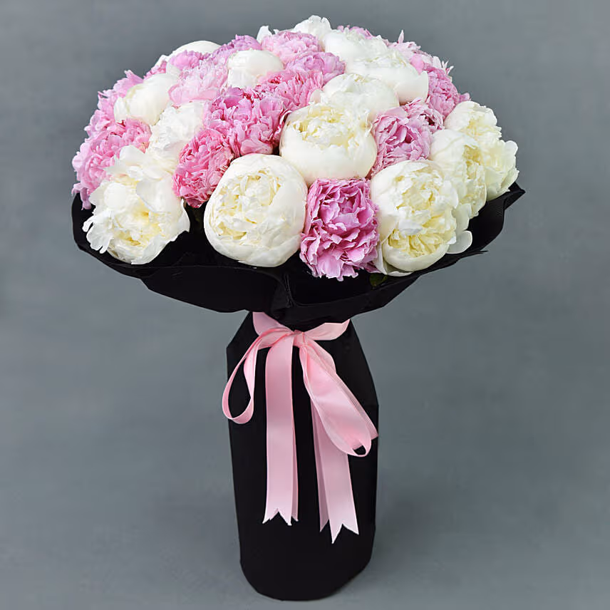Mix Coloured Peonies Bouquet