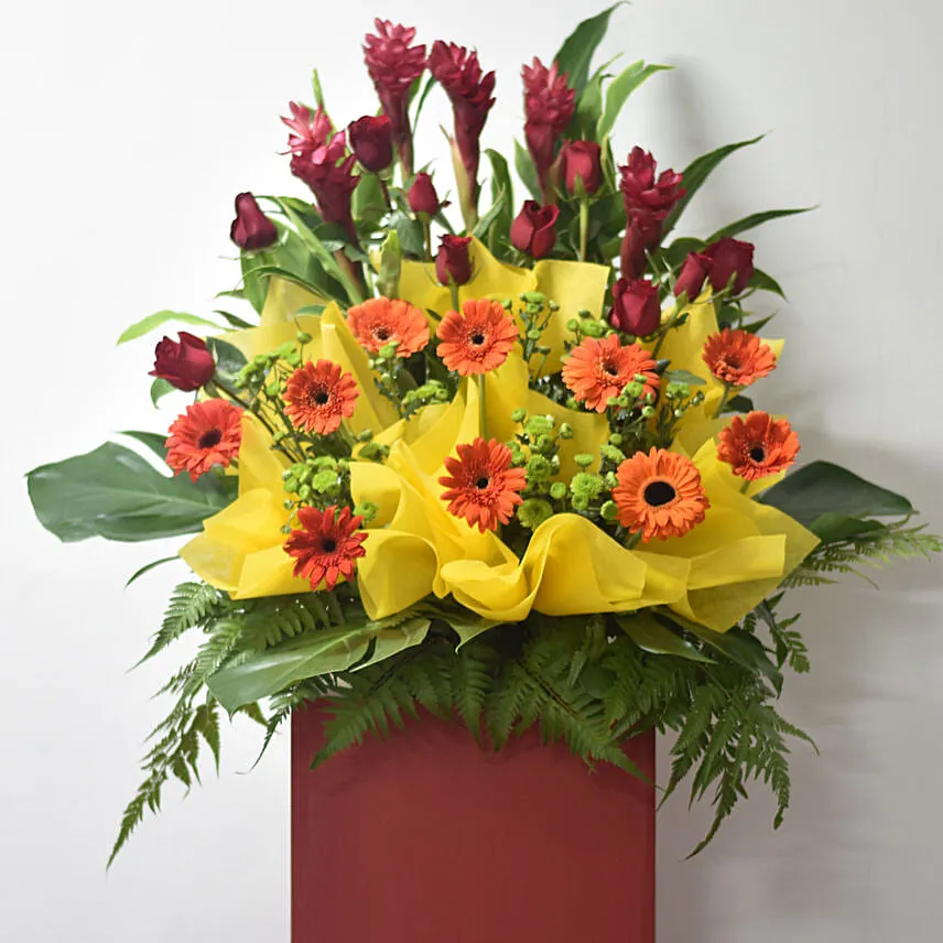 Grand Operning Flower Stand