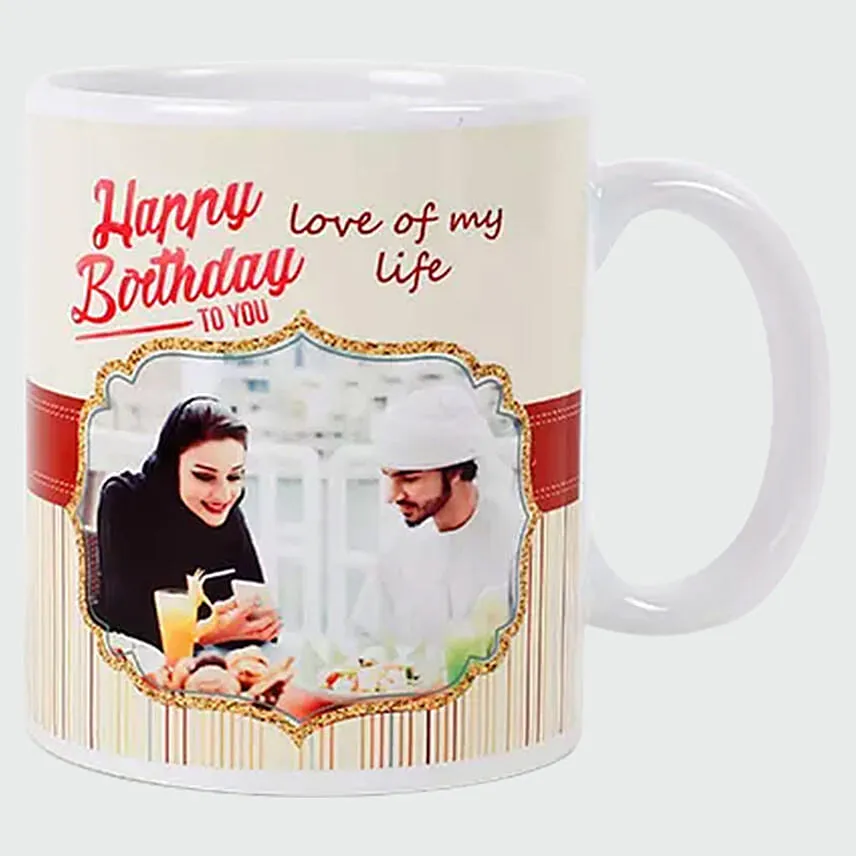 Roses Bouquet and Personalised Mug