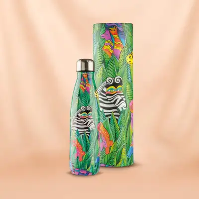 Eco-Friendly Jungle Songs 500ml Water Bottle | Vibrant Green Design