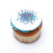 Delicious Chocolate Thank You Cupcakes - 6 Pieces