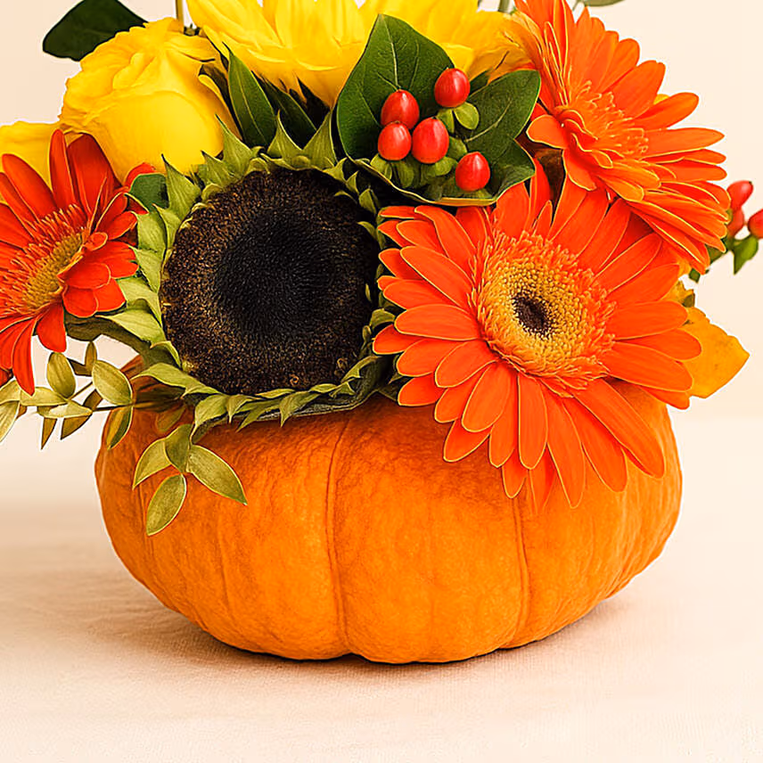 Halloween Assorted Flowers Arrangement