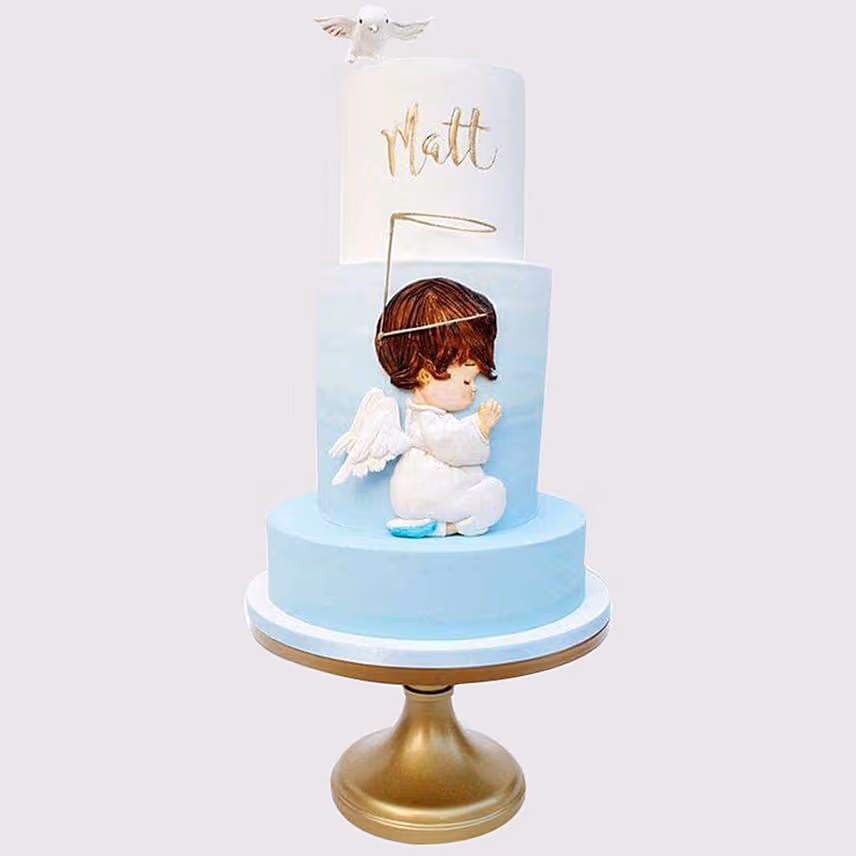 Angel Christening Cake