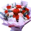 Rose & Carnation Bouquet For Love