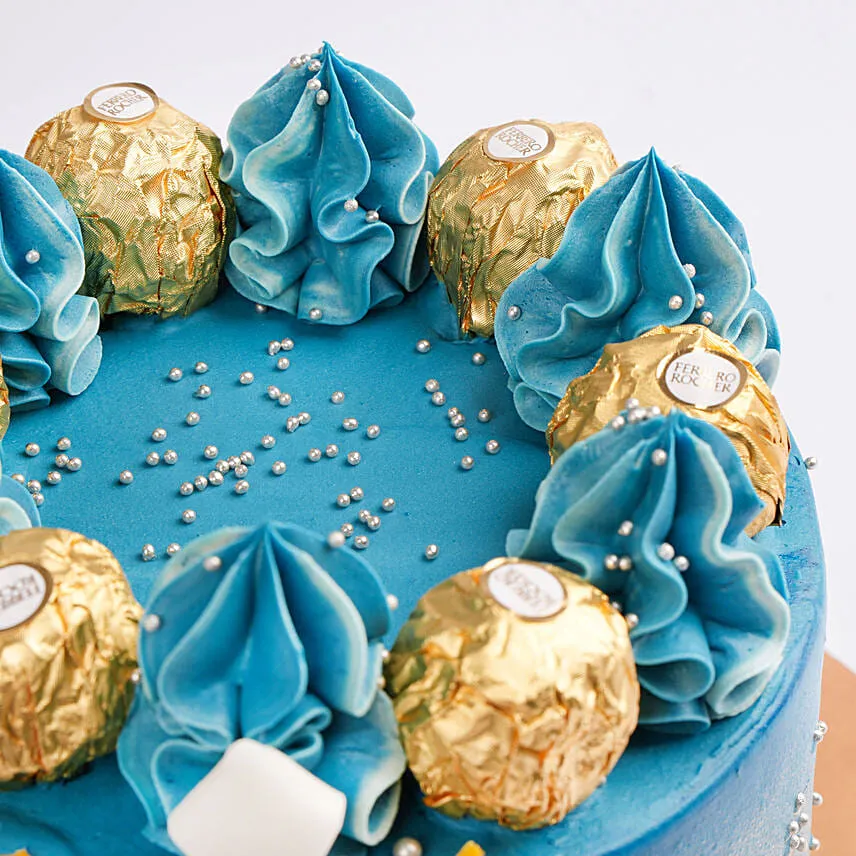 Joyous Times Wishes Vanilla Cake