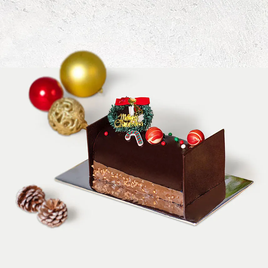 Xmas Milky Raspberry Earl Grey Choc Cake 650G