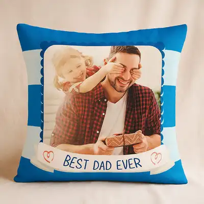 Best Dad Ever Personalized Cushion