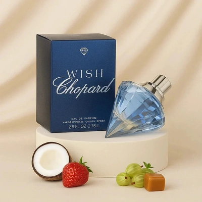 Wish Chopard Eau de Parfum 75 Ml for Women - Luxurious Amber Vanilla Fragrance