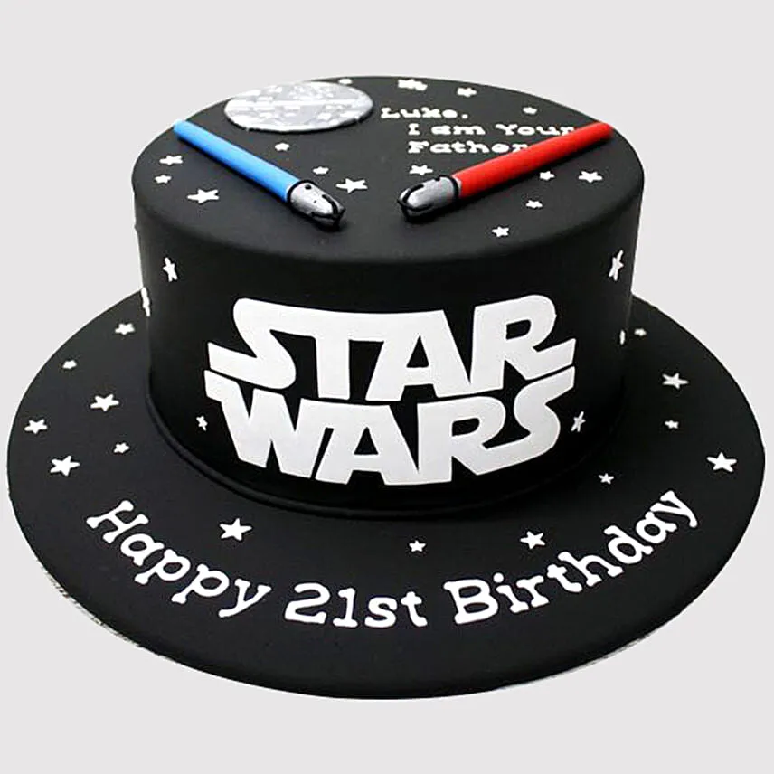 Star Wars Chocolate Cake