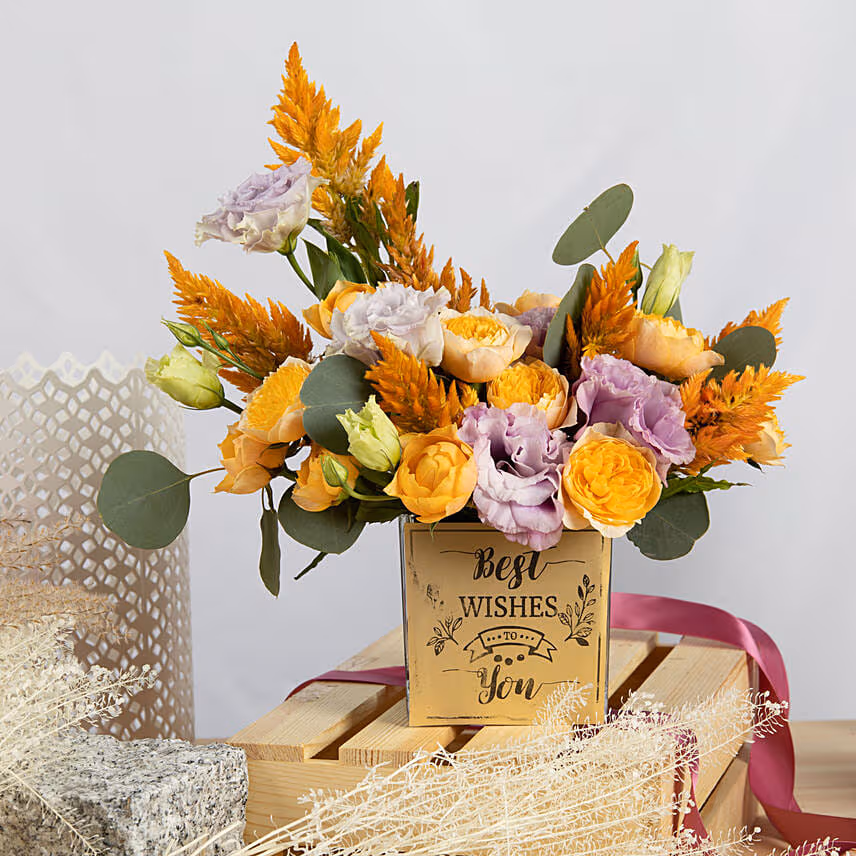Best Wishes Flower Arrangement