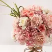Elegant Birthday Flower Vase with Pink and White Carnations