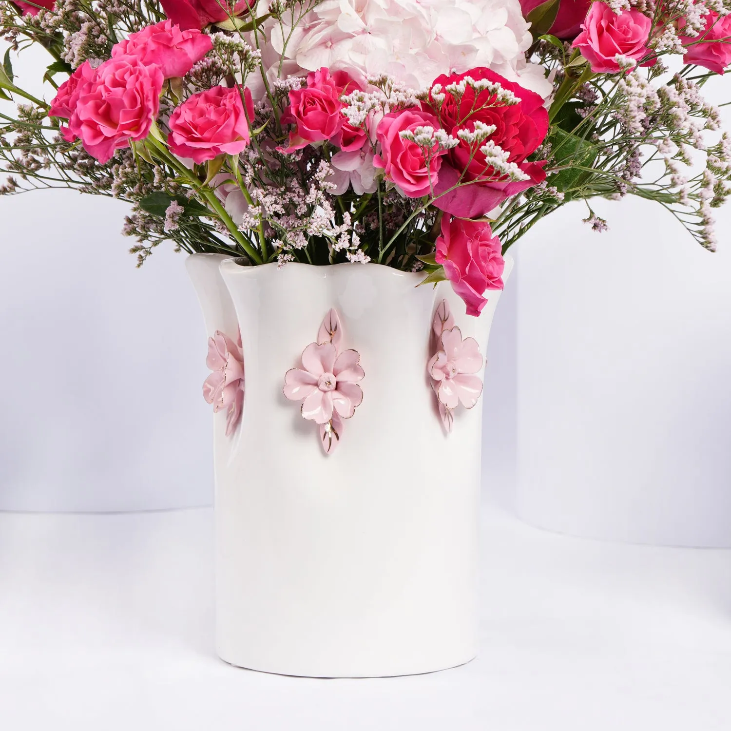 Exquisite Mother's Day Floral Arrangement: Pink & Fuchsia Elegance